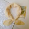 Pañuelo pequeño cuadrado para mujer con estampado fresco y dulce de estilo infantil 58x 58 nuevo de primavera y otoño bufanda protectora para el cuello bufanda para protección solar