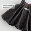 Vestido acolchado de lunares para niña, vestido chaleco grueso de invierno con lazo para bebé niña, vestido de invierno para niños, zdq6530