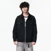 Chaqueta de marca casual y moderna con múltiples bolsillos, cuello camisero vintage versátil, chaqueta de primavera estilo americano para hombres y mujeres, abrigo de trabajo de alta gama