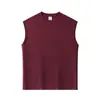 Chaleco Deportivo Rumei para Hombre, Estilo Callejero Simple al Aire Libre, Texturizado, de Verano, Marca de Moda, Corte Holgado, Versátil, Transpirable, Camiseta sin Mangas Casual