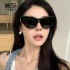Óculos de Sol da Moda para Mulheres do Xiaohongshu, Novos Óculos de Sol de Alta Qualidade com Proteção UV para Rostos Quadrados e Redondos, Populares nas Redes Sociais