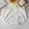 Ropa interior de algodón puro Clase A para mujer, cintura media, antibacteriana, entrepierna extendida, suave, cubre cadera, cómoda, para estudiante, talla grande, bragas