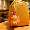 Chaveiro de Boneca Fofo e Estiloso de Cabelo Cacheado Leite-Fofo, Boneca Cartoon Fofa, Pingente para Celular Mochila, Pequeno Presente Atacado