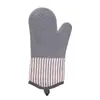 Luvas de silicone grossas isolantes de calor para atacado, utensílio de cozinha, luvas anti-queimadura com adição de algodão para forno, luvas domésticas para micro-ondas