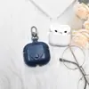 Adecuado para Airpods Pro2 Funda protectora de cuero de color sólido con forma Funda para auriculares Apple Airpods 2/3 Generación