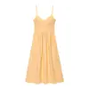 Amazon Comercio Exterior Europeo y Americano Wholesale Vestido Casual de Moda Estilizado sin Tirantes de Longitud Media para Mujer Nuevo Verano 2025