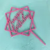 Decoración de Pastel Pastel Feliz Pastel Acrílico Inserto Decorativo Accesorios Paquete de 10