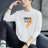 Fabricante Original Sudadera para Hombre Nueva Sudadera Cuello Redondo Primavera y Otoño Casual Versátil Prenda Base de Manga Larga para Hombre