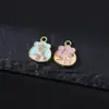 Pulseira Pingente Pérola Dourada Areia Estilo Antigo, Pingente Charme, Acessório de Colar, Peças Pequenas de Joias DIY Materiais