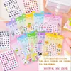 Pegatinas de uñas de dibujos animados que brillan en la oscuridad, impermeables y finas, para decoración de uñas infantiles, decoraciones para dedos y como regalos para preescolar