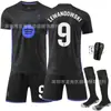 Modelo No 2526. 10 Jersey Messi Barcelona Jersey Mamba Negro No. Conjunto de Uniforme de Fútbol 14 Rashford Yamal