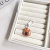 Llavero de Capibara Naranja Amor Lindo Llavero de Capibala Lindo Divertido Regalo para Novia Colgante para Bolso
