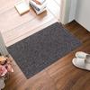 Alfombra de entrada antideslizante para puerta, impermeable, de plástico PVC, para el hogar, cocina, dormitorio, con aro de seda