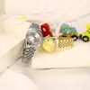 Nueva Moda Laojia Reloj para Hombre con Banda de Acero Totalmente Diamantada de Gama Alta Calendario Resistente al Agua Cuarzo Pulsera Venta al por Mayor