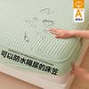 Lençol de Cama Impermeável Acolchoado de Algodão Cru Antibacteriano Classe A Novo Lençol para Mãe e Bebê Capa Protetora de Colchão Capa de Cama de Algodão Puro~
