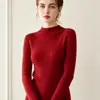 Suéter de Caxemira, um suéter premium de caxemira pura para mulheres, corte justo e quente, perfeito para outono e inverno, modelo novo, ideal como camada base