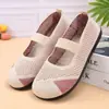 Zapatos para Mujer 2026 Primavera/Verano Nuevos Transpirables Zapatos para Personas Mayores Sin Cordones Zapatos para Mamá Moda Casual Zapatos de Tela Old Beijing