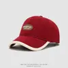 Boné de Baseball Infantil com Logo Oval Personalizado, Moda Coreana e Japonesa, Boné de Bebê com Borda Costurada, Novo Chapéu de Sol Respirável, Exportação
