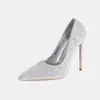 Tacones de escenario brillantes y lujosos a la moda, punta baja, disponibles en tallas 36-46, zapatos de salón para mujer, para exportación y venta al por mayor transfronteriza