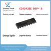 CD4043BE CD4043 em linha DIP-16 Circuito Integrado Lógico de 4 vias R/S Flip-Flop com Saída de 3 Estados