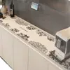 Tapete Mesa para Mueble de TV, Mantel Largo, Lujo Ligero, Sensación de Alta Gama, Impermeable, Cortable, Gabinete de Zapatos, Tapete Protector para Encimera Lateral de Comedor