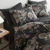 Nuevo Conjunto de Cuatro Piezas Jacquard Teñido Doble de Algodón Primavera y Verano Funda de Edredón Floral Vintage Ropa de Cama para Dormir sin Ropa