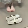 Zapatos Mary Jane Planos Estilo Coreano Romántico de Caña Baja, Nuevos Primavera/Verano 2026, Zapatos Cómodos Antideslizantes para Mujer con Suela Suave