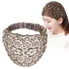 Nuevo Estilo Banda para el Cabello Calada Flor de Ciruelo Cuentas para Uñas Sonido Vibratorio Celebridad de Internet Borde Ancho Cubre Pelo Presionado Banda para el Cabello Cubre Canas Diadema para Mujer Tocado Tocado Banda para el Cabello