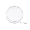 Bolsa Redonda de PVC Transparente para Guardar Audífonos, Bolsa Organizadora Portátil para Cables de Datos y Cargador, Bolsa de Almacenamiento Colgante a Prueba de Polvo