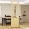 Nuevo biombo de estilo chino para sala de estar, plegable y móvil, de madera maciza, estilo chino, para entrada, dormitorio, divisor de barrera hueco