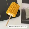 Pegatina para refrigerador con simulación de comida en estéreo 3D, distintiva, creativa, bonita, de alto valor de color, de resina magnética, decoración.