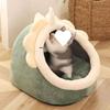 Nueva Casa para Gatos de Cuatro Estaciones Casa para Gatos Gigi Casa para Perros Villa para Gatos de Verano Semicerrada Rosa
