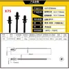 Abraçadeiras de Cabo para Carro Material Nylon Pa66 Várias Especificações Abraçadeiras de Cabo Tipo Cabeça de Avião Abraçadeiras de Cabo para Chicote Abraçadeiras de Cabo Autotravantes com Dente Reversível