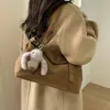 Bolso Tote Retro Versátil Transfronterizo Bolso de Mano de Nicho para Viajar Bolso de Hombro/Axila Nuevo Relajado para Mujer 2025