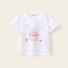 Camiseta de manga corta para niñas, ropa de verano para niños, camiseta nueva de algodón holgada con dibujos animados para niños, ropa de verano para niños