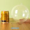 Bola hueca de plástico transparente de 3-20 cm para centros comerciales, festivales, bolas navideñas creativas, decoraciones para bodas, venta directa