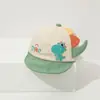 Novo chapéu de dinossauro para bebê fofo desenho animado estilo coreano chapéu infantil primavera e verão à prova de sol chapéu de bico de pato para bebê T220