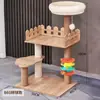Post de Rascado para Gatos de MDF Douyin Xiaohongshu, Rascador para Gatos de Sisal Transfronterizo, Cama para Gatos con Descuento, Estructura de Escalada Grande para Gatos