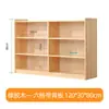 Gabinete de Juguetes de Madera Maciza para Jardín de Infancia Gabinete Combinado Gabinete de Almacenamiento para Niños Gabinete de Área Gabinete para Mochilas Gabinete de Materiales Didácticos Montessori Gabinete para Zapatos