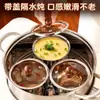 Tazón para Cocinar Huevos al Vapor de Acero Inoxidable 304 con Tapa, Tazón para Estofar Huevos, Tazón Especial para Cocinar Flan de Huevo al Vapor, Tazón para Cocinar al Vapor Casero, Plato para Cocinar al Vapor, Resistente a Altas Temperaturas