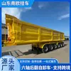 Exportação Semirreboque Basculante Traseiro de Seis Eixos Transporte de Escória Solo Areia e Material de Pedra Caçamba Basculante Levantamento do Eixo Dianteiro Semirreboque Basculante Traseiro