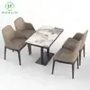 Mesa de Pizarra Espesa Resistente a Altas Temperaturas y Anti-quemaduras de Grado de Catering Encimera de Piedra de Lujo Natural Mesa de Comedor Rectangular Estilo Minimalista de Lujo Ligero