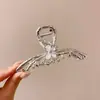 Pinza Metálica Mariposa Ópalo Pinza Tiburón Temperamento Sentido Avanzado Pinza para el Cabello Parte Trasera de la Cabeza Pinza para el Cabello Tocado Pinza para el Cabello