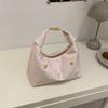 Bolso de Cuero Aceitado Tipo Dumpling para Mujer 2026 Verano Nuevo Estilo de Moda Bolso de Mano Elegante Bolso Cruzado para Hombro Bolso de Mujer de Moda Bolso de Axila