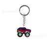 En stock Llavero de Carreras de Camiones Especial Transfronterizo para Colgante de Coche Colgante de Bolsa Llavero Pequeño Regalo