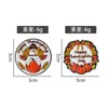 Broche Lindo con Temática de Acción de Gracias Insignia con Forma de Calabaza Guirnalda de Pavo Pin Decorativo Creativo para Ropa Bolsa