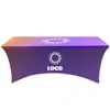 Amazon Transfronterizo Cubierta de Mesa Elástica Impresa Hotel de Lujo Restaurante Banquete de Bodas Decoración Tela Gruesa Elástica para Cubrir Mesa