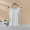 Nuevo Camisole de Primavera y Verano con Copas en el Pecho, Capa Base de Seda de Hielo, No Necesita Usar Sujetador, Espalda Hermosa, Camiseta sin Mangas Versátil para Yoga y Deportes para Mujeres