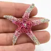 Broche Retro de Estilo Nuevo Europeo y Americano de Estrella de Mar y Concha, Pin de Moda para Chaqueta de Traje de Lujo Ligero para Mujer, Broche Marino