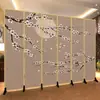 Partición de tatami estilo japonés pintada Ukiyo Impresión Fondo fotográfico a cuadros Pantalla plegable para Bar Club Casa jujiu